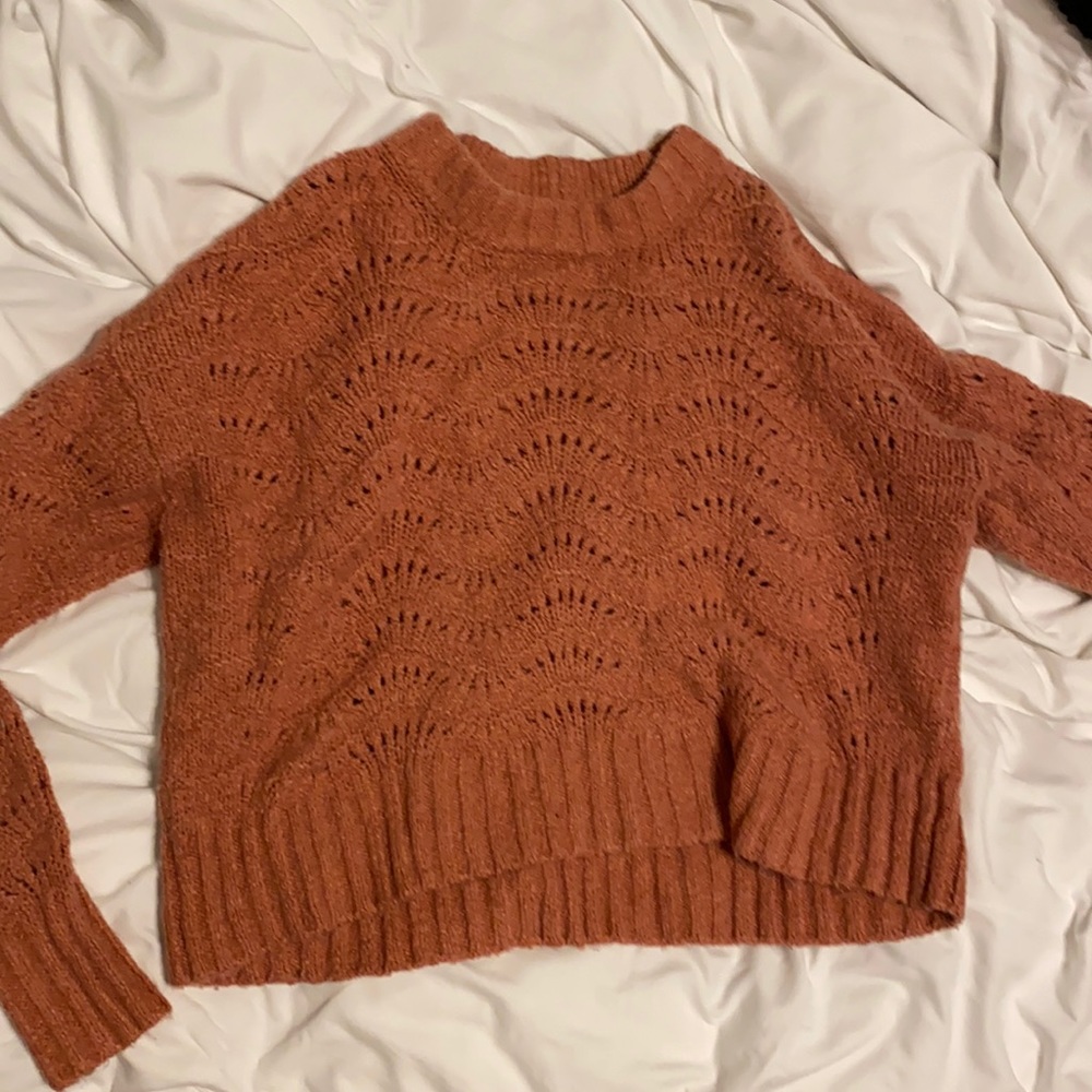american eagle sweater cropped